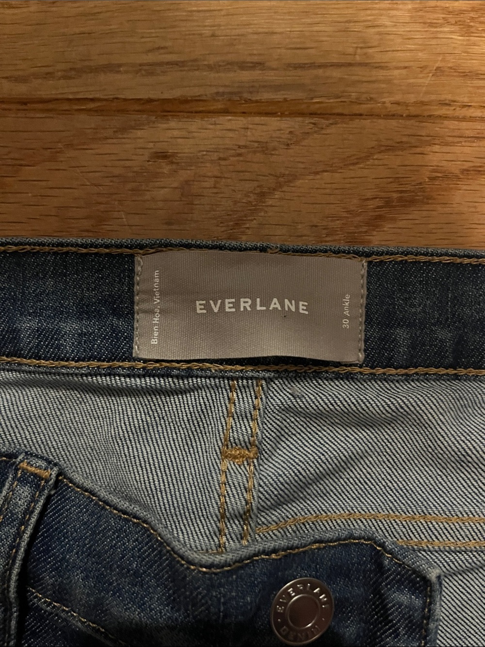 Everlane Slim Men’s Dark Blue Denim Jeans